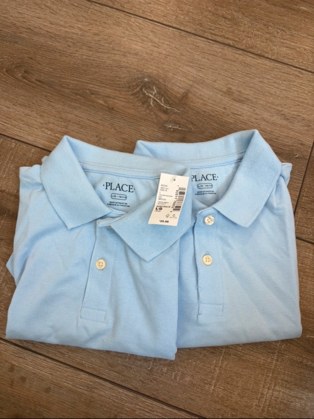 The Children's Place Boys Polo Shirts 2 Pack NWT L 10/12